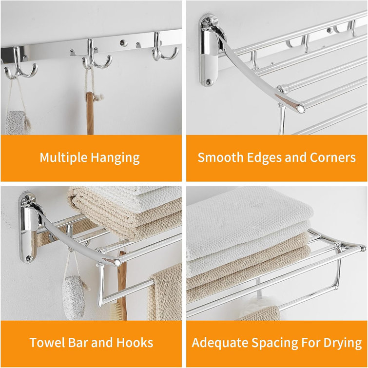 Hoomic 1 Wall Towel Rack - Wayfair Canada